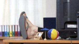 infradito in ufficio